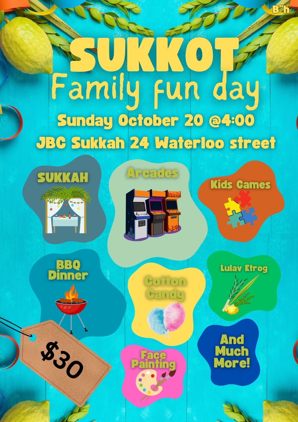 SUKKOT Family fun day (20 Oct 2024) Elite Kosher Mart